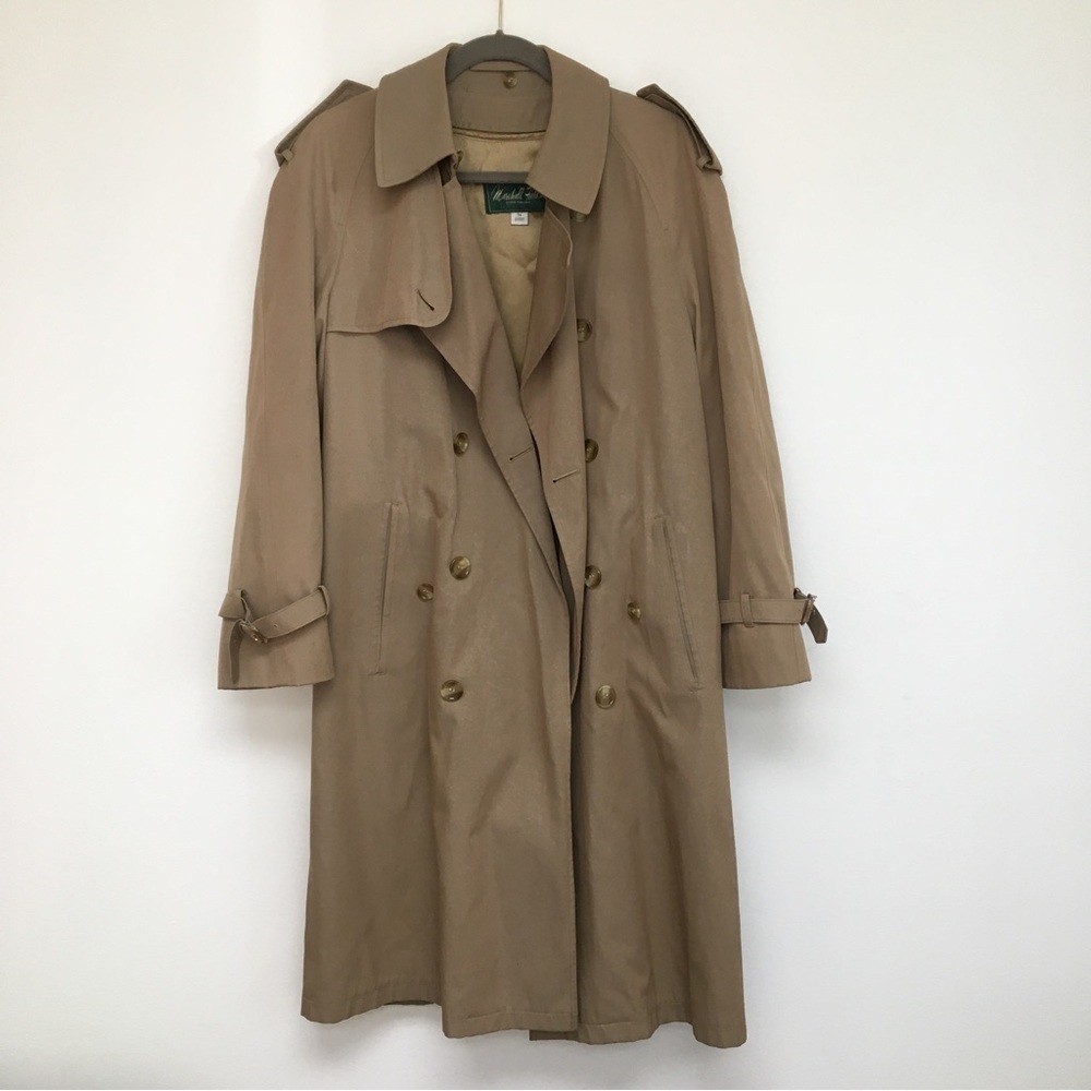 Marshall Field’s Vintage Tan Trench Coat Men’s 36 short​​​